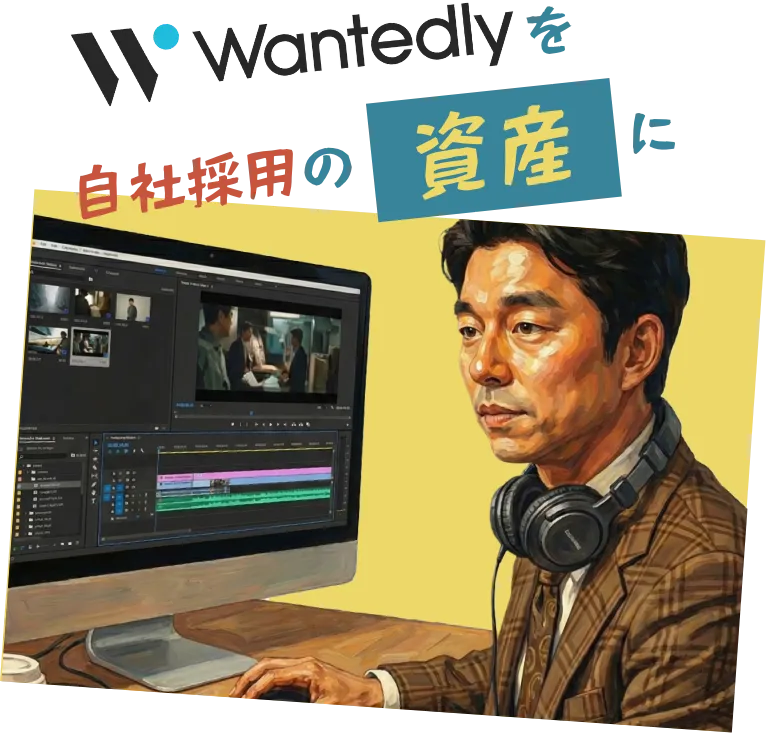Wantedlyを自社採用の資産に